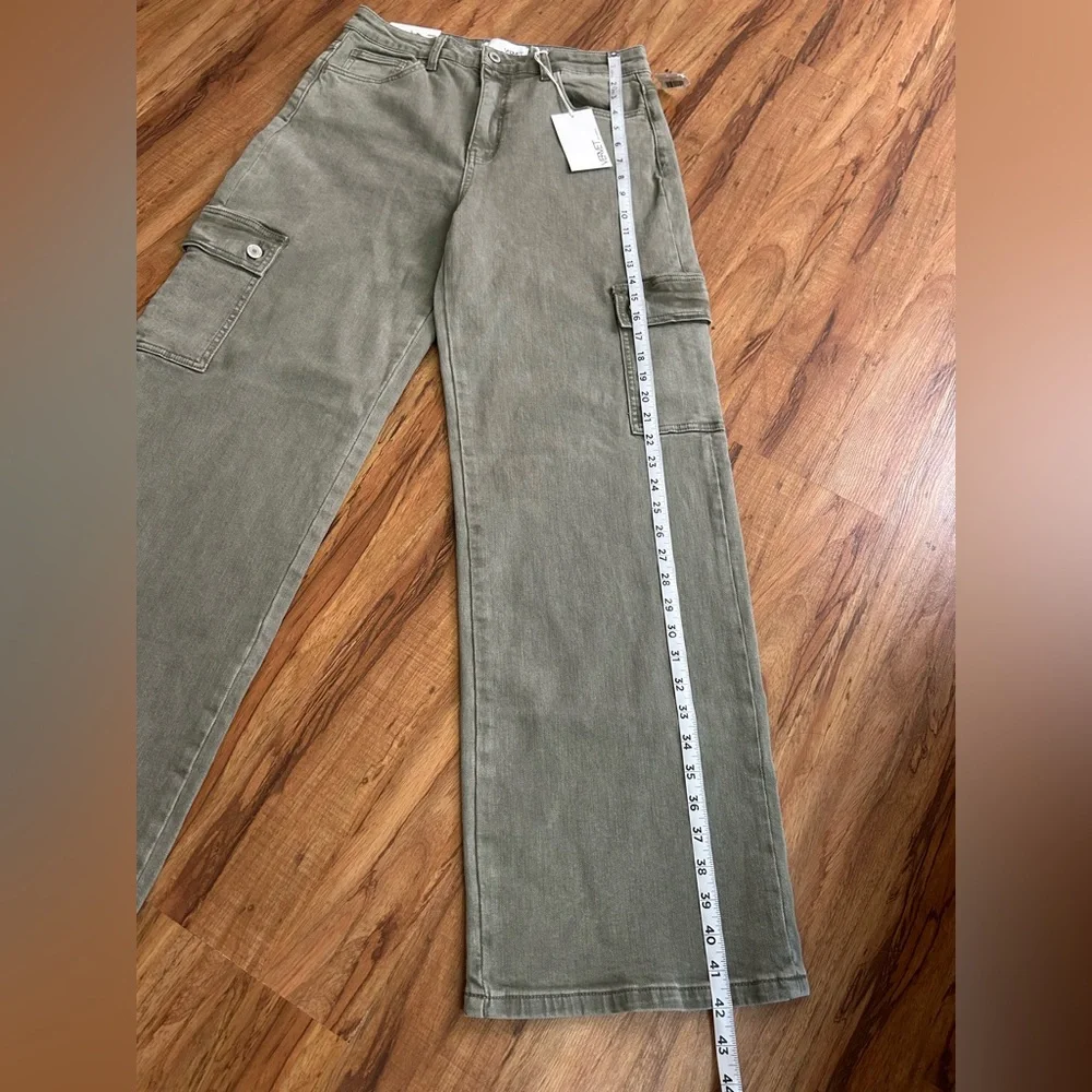 Vervet Lindsey 90s Vintage Loose Fit Wide Leg Stretch Cargo Pant Womens Size 29 - Picture 13 of 14